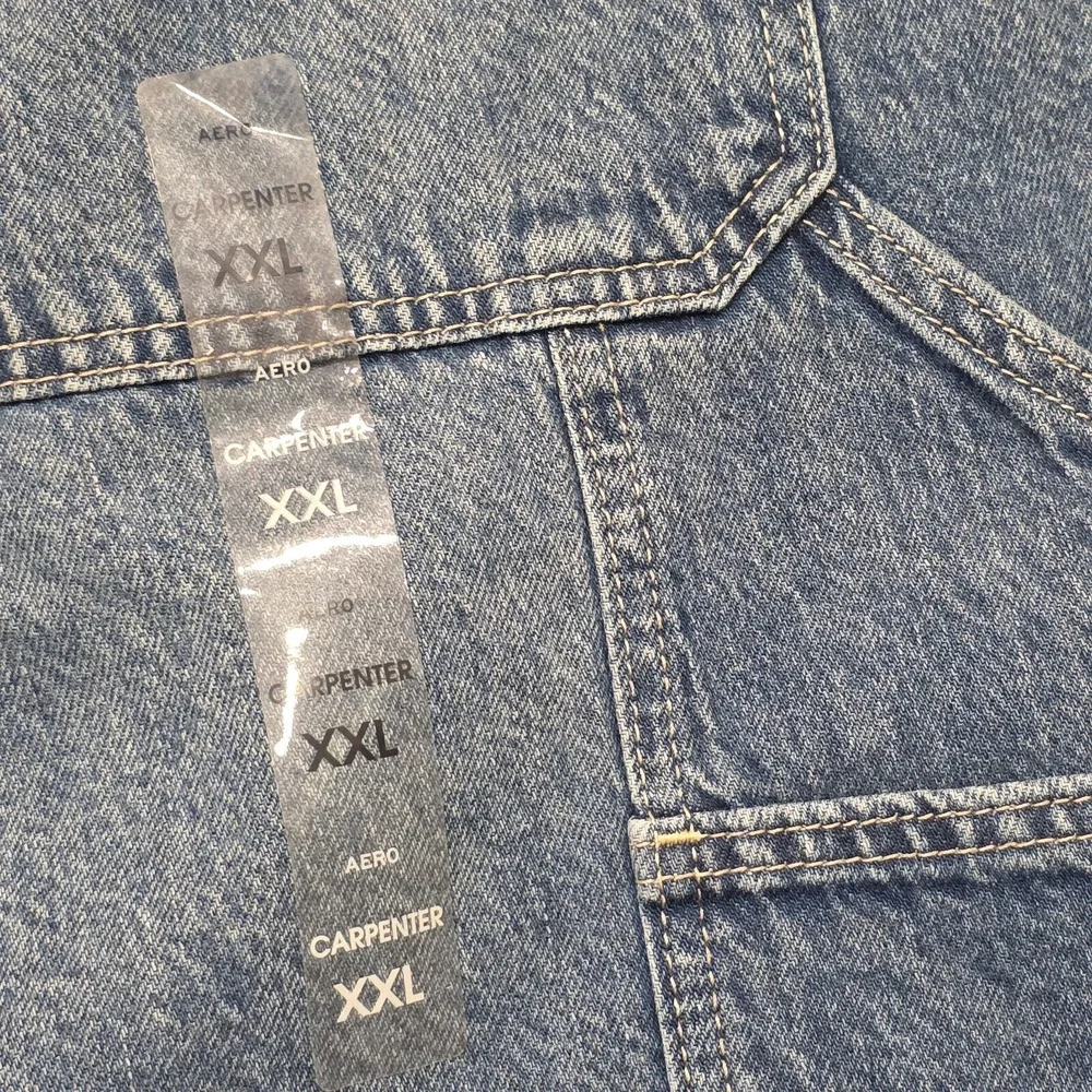 Aeropostale Womens/Mens Carpenter‎ Denim Blue Jeans Size XXL New with Tags